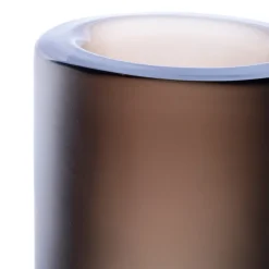 Vaso grande Cilindro - Satinato - Cristallo/miele