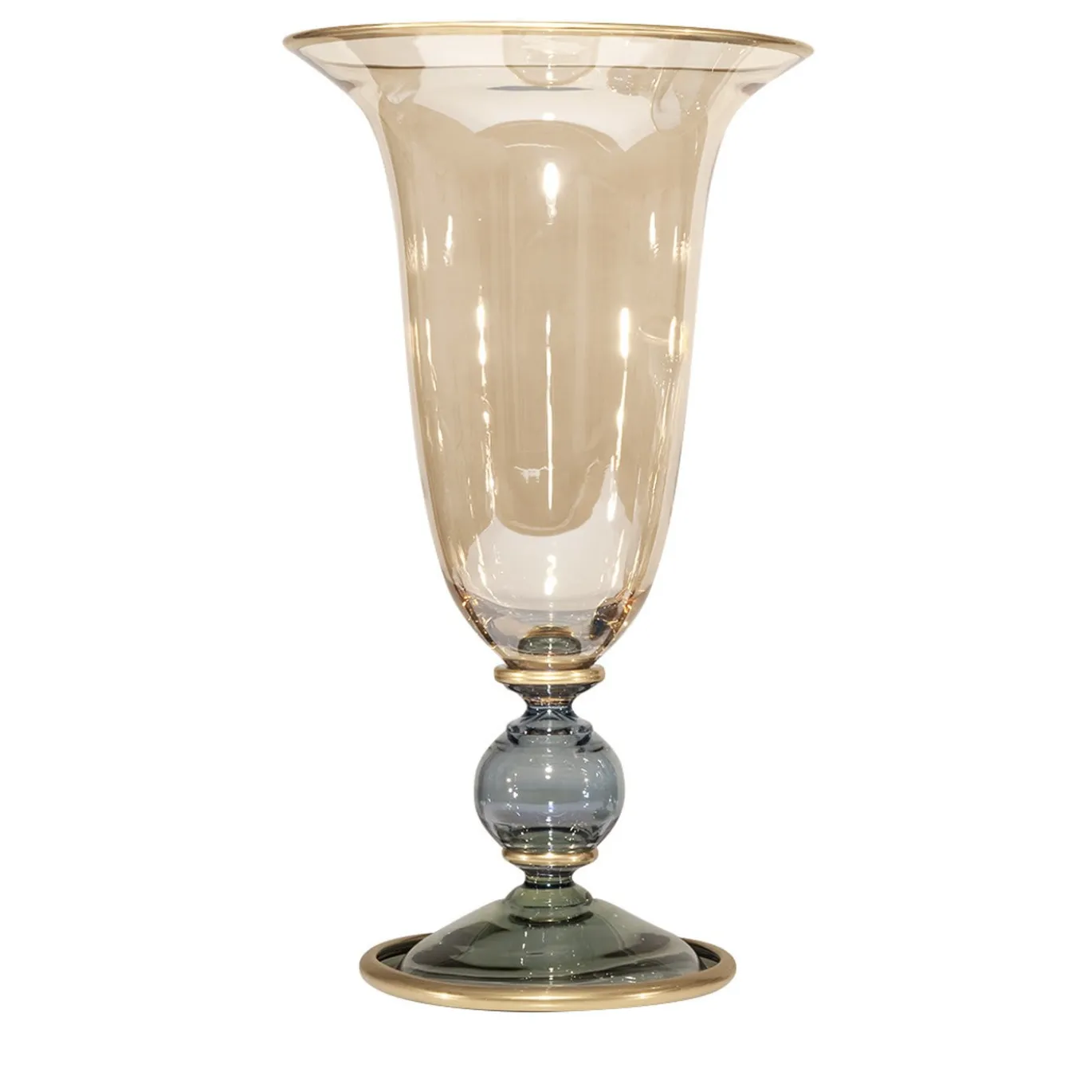 Vaso grande giallo Arlecchino