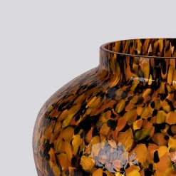 Vaso Grande in Vetro di Murano Leopardo Olla