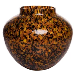 Vaso Grande in Vetro di Murano Leopardo Olla