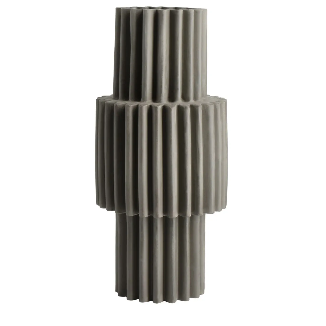 Vaso grigio Nodo