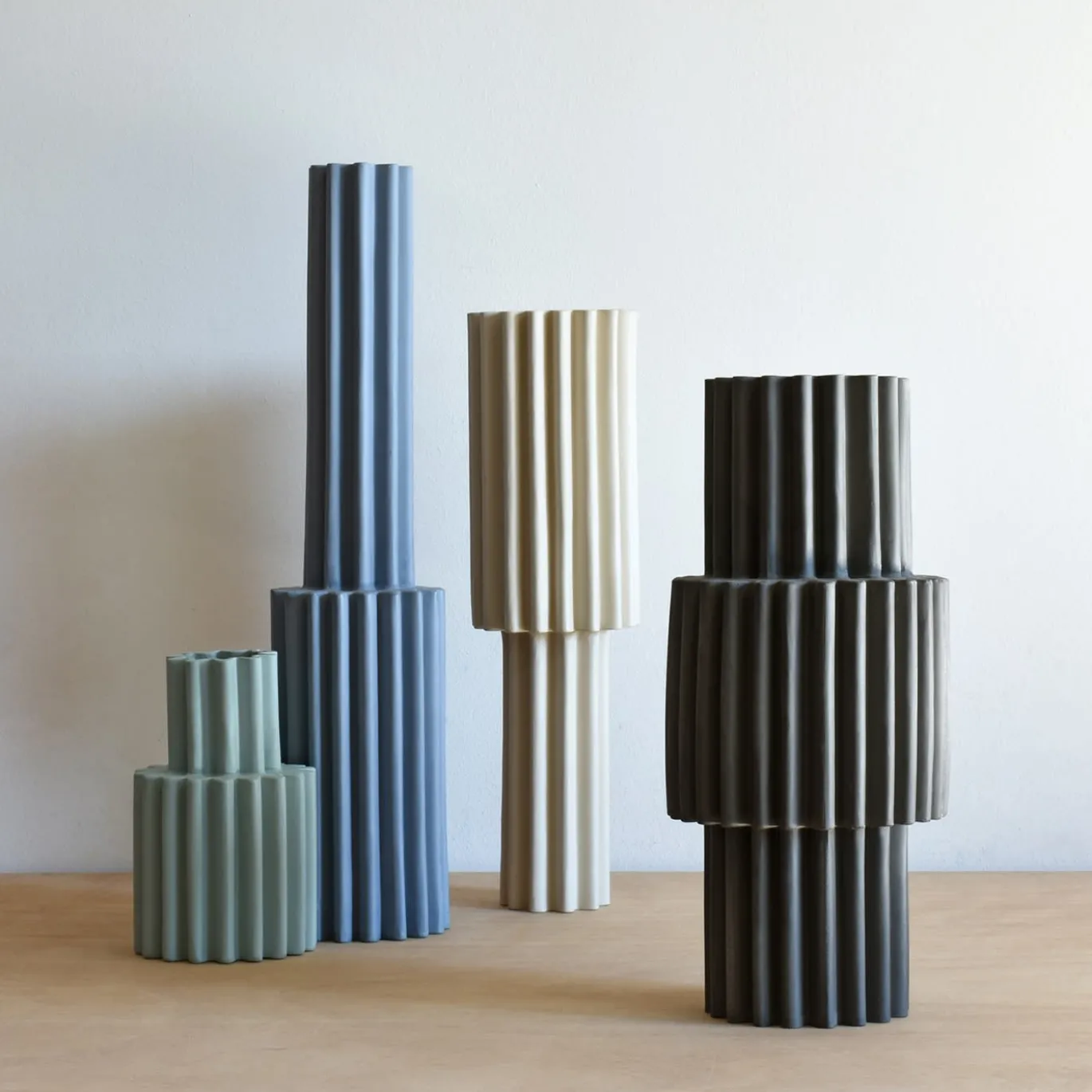 Vaso grigio Nodo