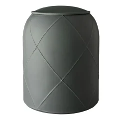 Vaso grigio-verde C con coperchio di Benjamin Hubert