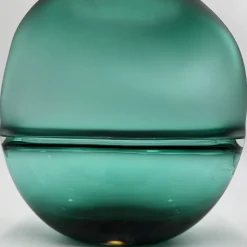 Vaso Incalmo in vetro verde smeraldo