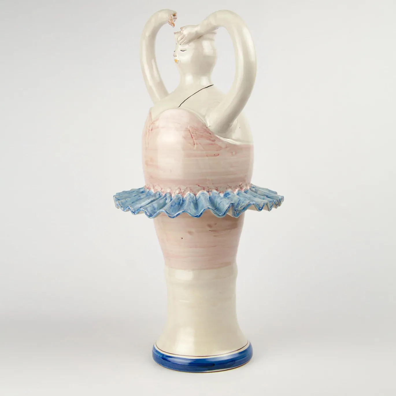 Vaso in ceramica Ballerina Ivory