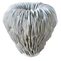 Vaso in Ceramica Bianca Carrube 5