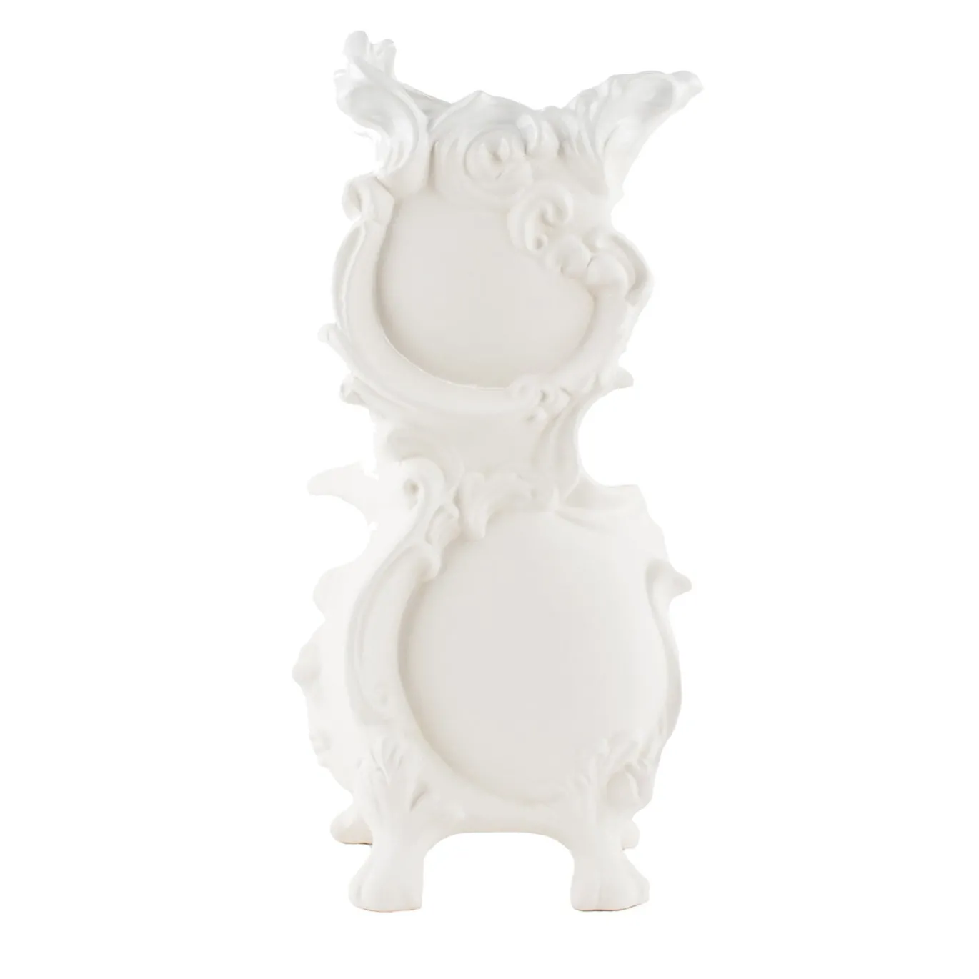 Vaso in ceramica bianca Futura 17 di Paola Navone