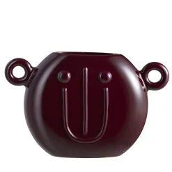 Vaso in Ceramica Bordeaux Lori di Monica Castiglioni