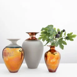 Vaso in Ceramica Bronzo Medio Riflesso Etna