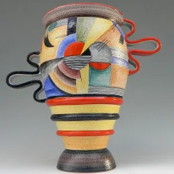 Vaso in ceramica Futurista 900