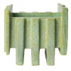 Vaso in ceramica giallo e verde menta Merlate N. 2 di P. Urquiola