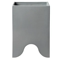 Vaso in ceramica grigio Onda n.2 di Muller Van Severen