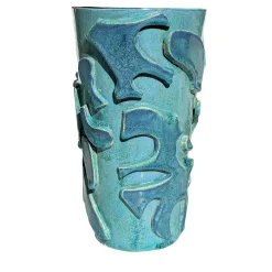 Vaso in ceramica in Bassorilievo Astrazioni