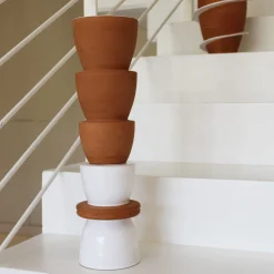 Vaso in Ceramica In Progress #2 di Ugo La Pietra