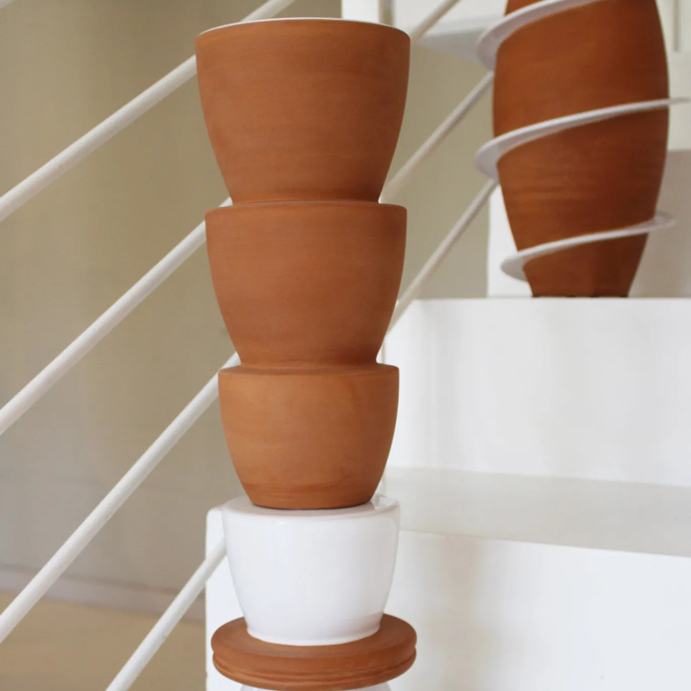 Vaso in Ceramica In Progress #2 di Ugo La Pietra