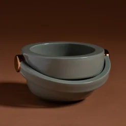 Vaso in ceramica Jarra lucido verde tundra