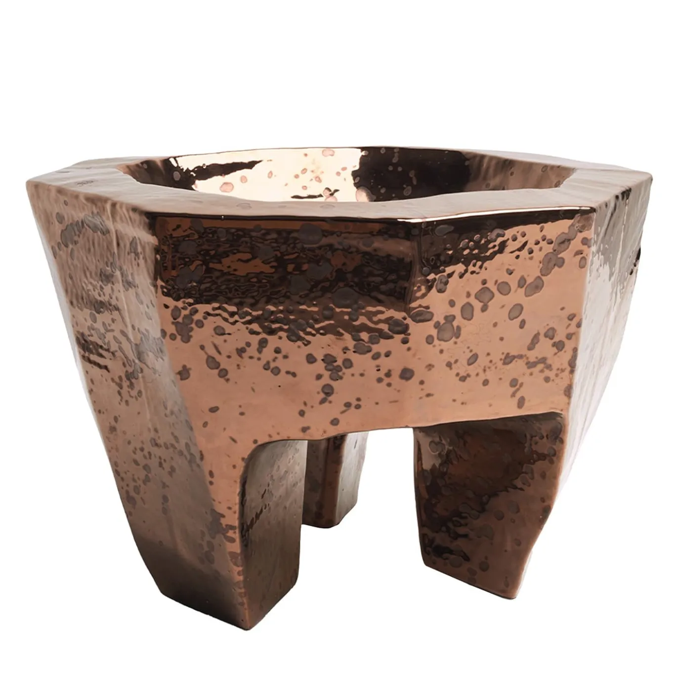 Vaso in ceramica Monolite 1 Bronzo