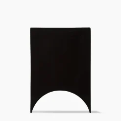 Vaso in ceramica nera Onda No.4 di Muller Van Severen