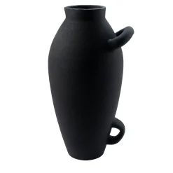 Vaso in Ceramica Nera Vessel di Rooms Studio