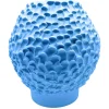 Vaso in Ceramica Olive Serie Onda Blu Leggero