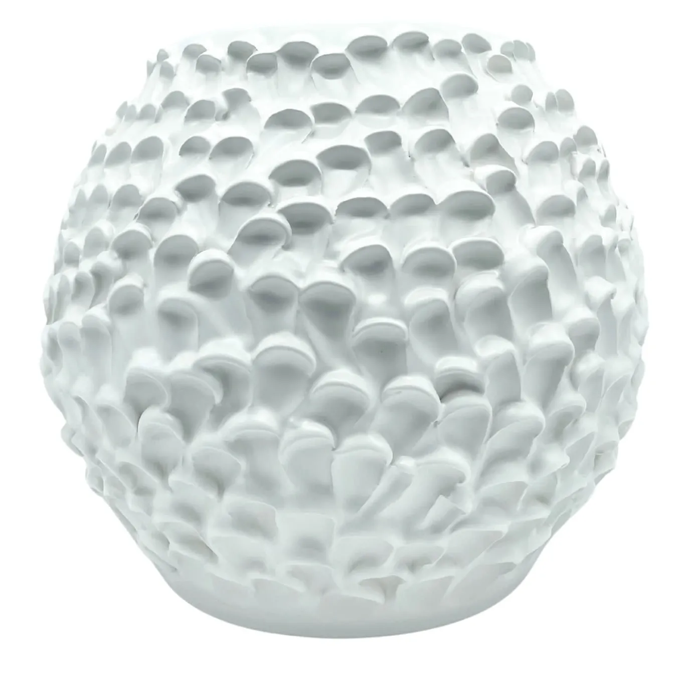 Vaso in Ceramica Olive Serie Onda Avorio
