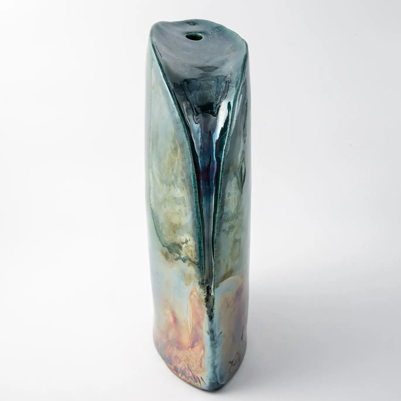 Vaso in Ceramica Policroma Aurora a Positano di Nino Basso
