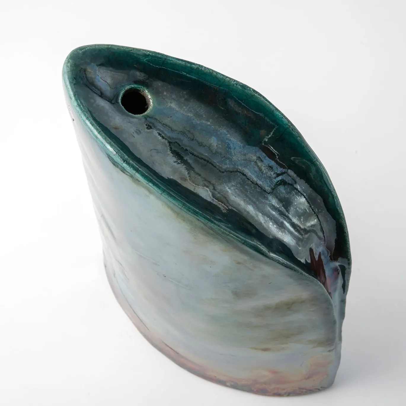 Vaso in Ceramica Policroma Aurora a Positano di Nino Basso