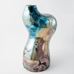 Vaso in Ceramica Policroma Donna Sofia di Nino Basso #2