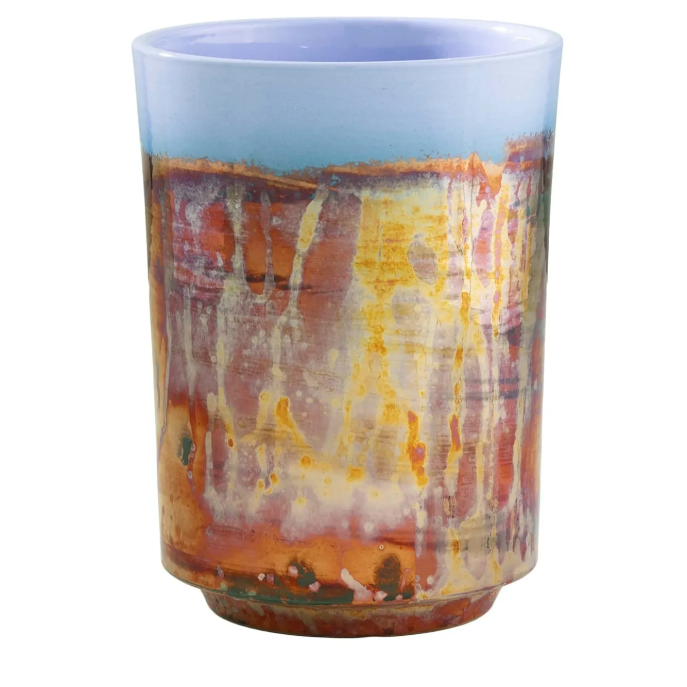 Vaso in Ceramica Policromatico Riflesso Tramonto Piccolo