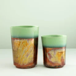 Vaso in Ceramica Policromatico Riflesso Alba #2