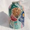 Vaso in Ceramica Roller Policromo Mosaic