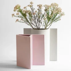 Vaso in ceramica rosa Knight