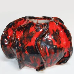 Vaso in ceramica rossa Efesto