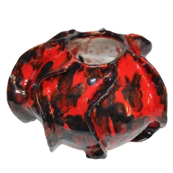 Vaso in ceramica rossa Efesto