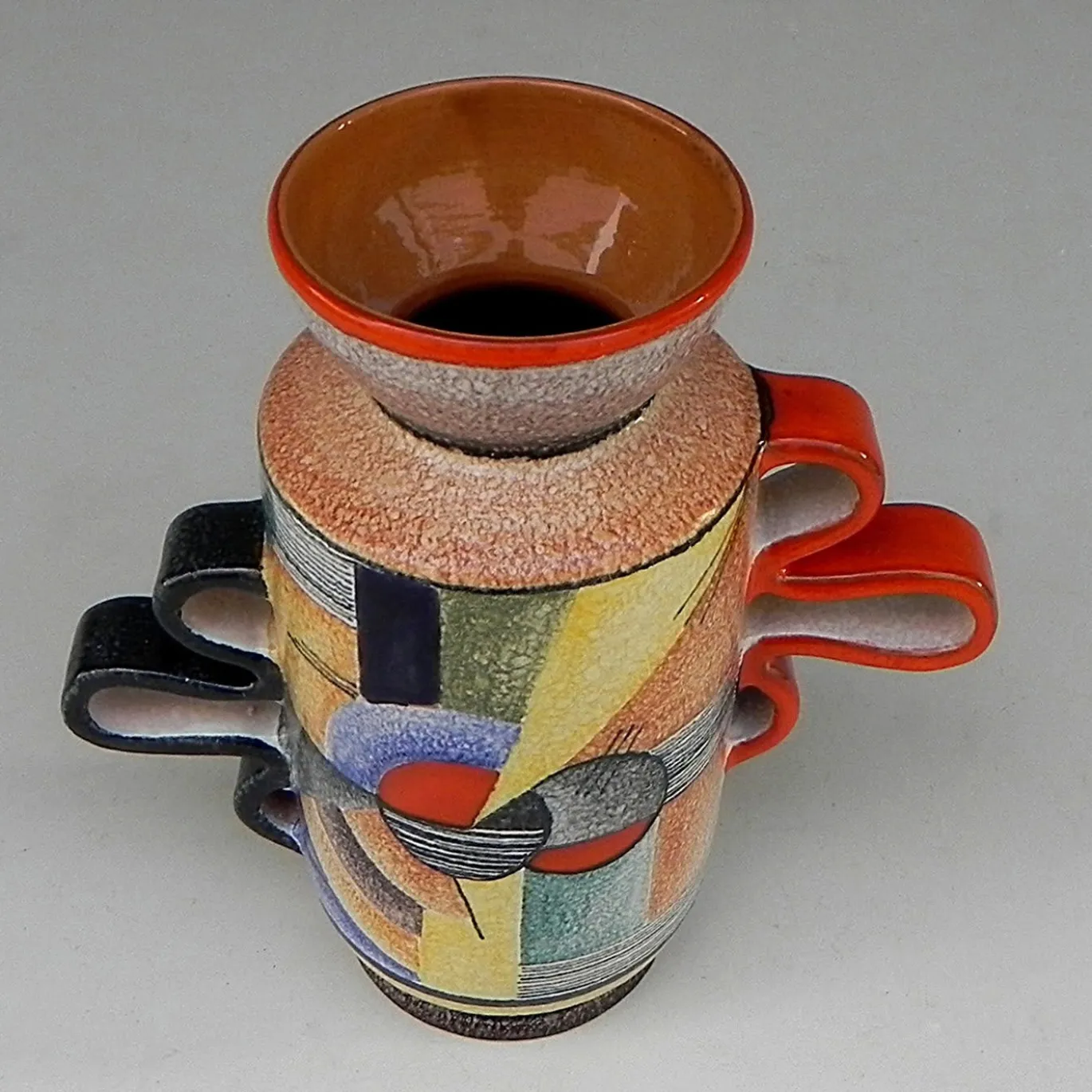 Vaso in ceramica Snello Futurista