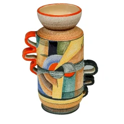 Vaso in ceramica Snello Futurista