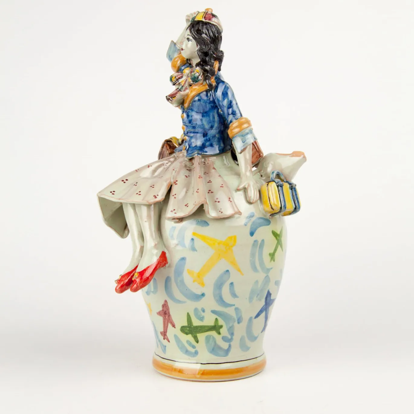 Vaso in ceramica The Traveler