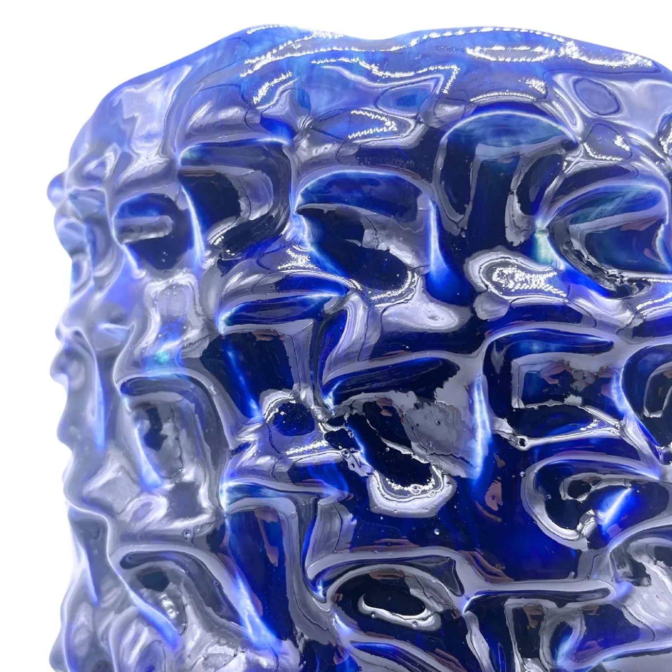Vaso in Ceramica Tubino Serie Onda Lapislazzuli