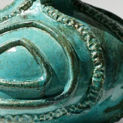 Vaso in ceramica verde Acini
