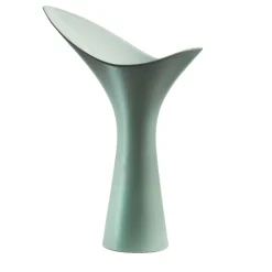 Vaso in Ceramica Verde Kàlla di Luca Binaglia