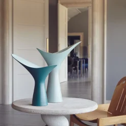 Vaso in Ceramica Verde Kàlla di Luca Binaglia