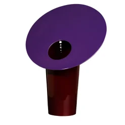 Vaso in Ceramica Viola e Bordeaux Ipomea di Luca Binaglia