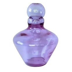 Vaso in cristallo soffiato a mano Vietri viola chiaro
