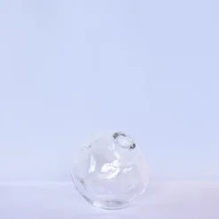 Vaso in cristallo trasparente soffiato a mano Nuvola