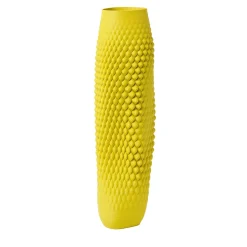 Vaso India Giallo in Legno di Salice