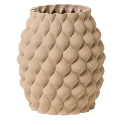 Vaso India in Legno di Ebano