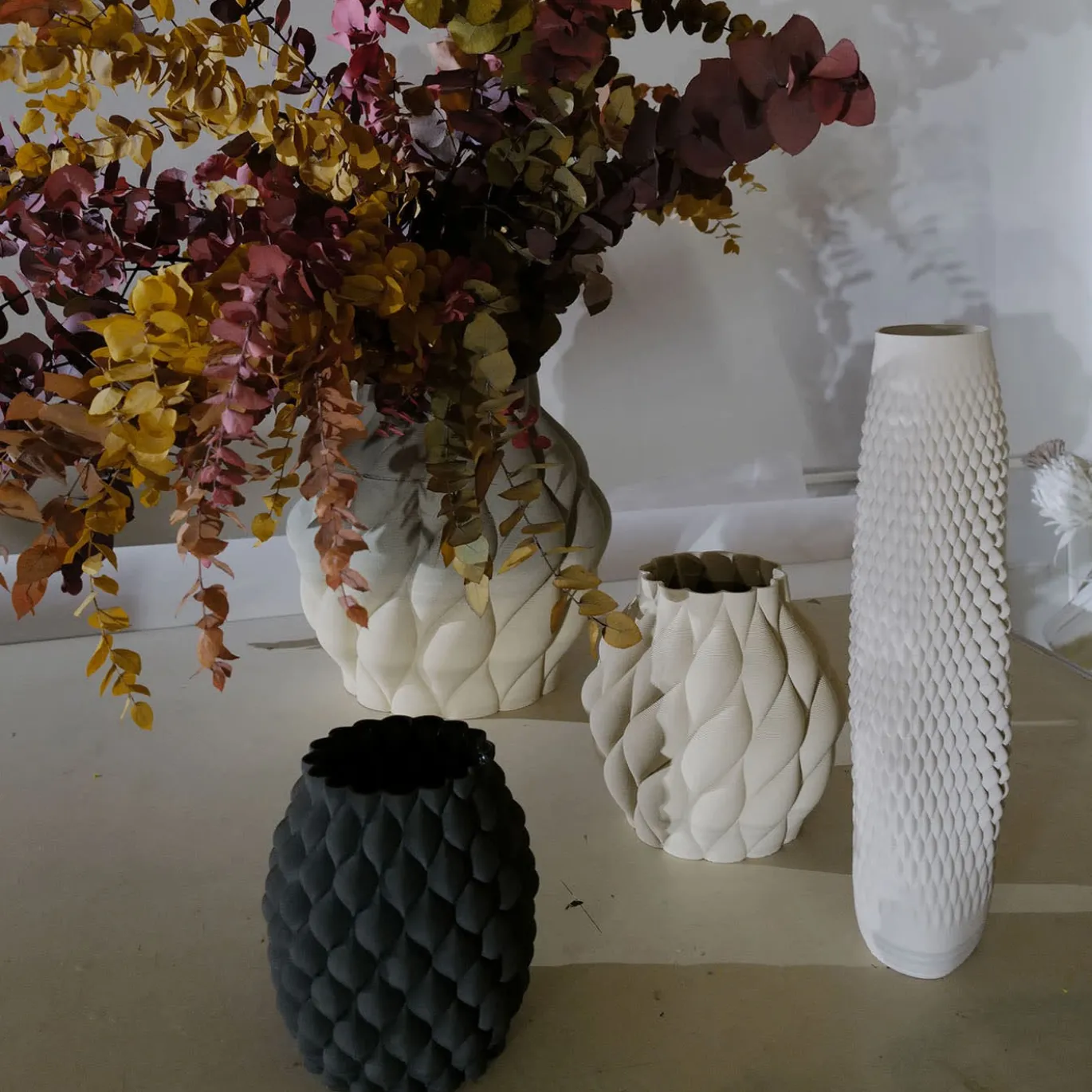 Vaso India in Scarti di Riso