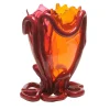 Vaso Indian Summer Grande in Resina Arancione di Gaetano Pesce