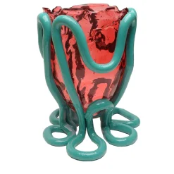 Vaso Indian Summer L in Resina Blu di Gaetano Pesce