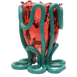 Vaso Indian Summer L in Resina Blu di Gaetano Pesce